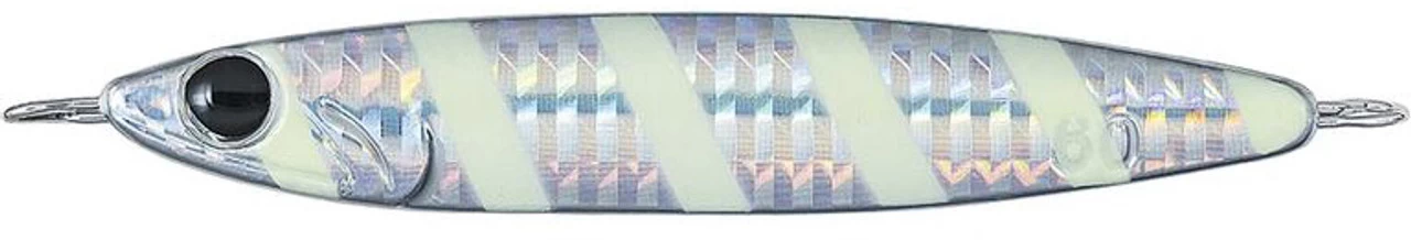 Daiwa Zakana Jig - 80g - Zebra Glow 3 Daiwa Zakana Jig - 80g - Zebra Glow